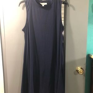 Navy blue flowy dress